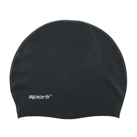 Sporti Silicone Swim Cap, Snug Fit, Contoured, Anti-Slip, Easy On/Off