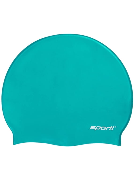 Silicone Swim Cap, Snug Fit, Contoured, Anti-Slip, Easy On/Off