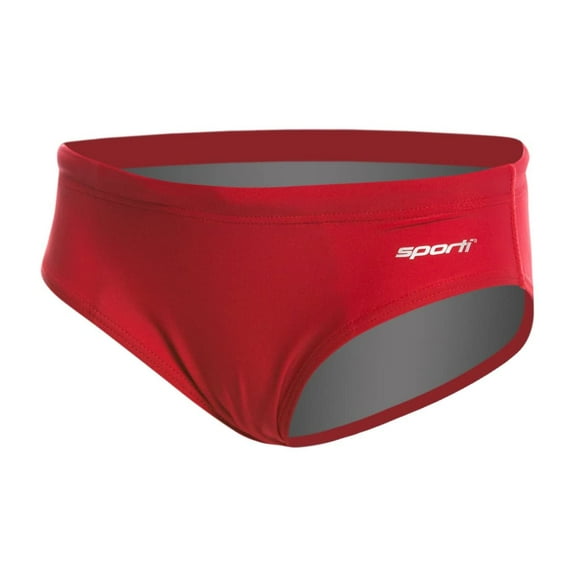 Sporti Solid Brief Swimsuit, Briefs (Men’s)