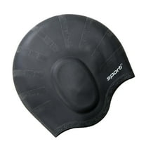Sporti Unisex Silicone Swim Cap, Lightweight, Anti-Slip, Ear Protection, Latex-Free