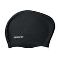 thumbnail image 1 of Sporti Swim Cap for Long Hair, Extra Space, Snug Fit, Latex-Free, Easy On/Off, 1 of 7