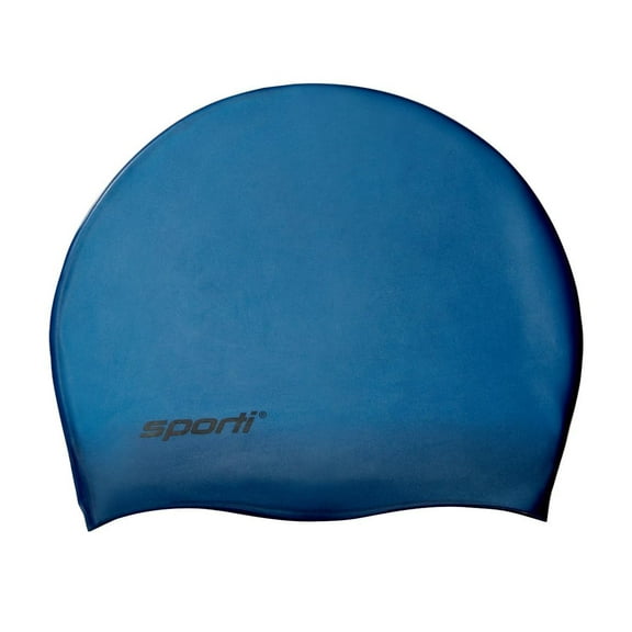 Sporti Metallic Silicone Swim Cap, Contoured, Anti-Slip, Latex-Free, Lightweight