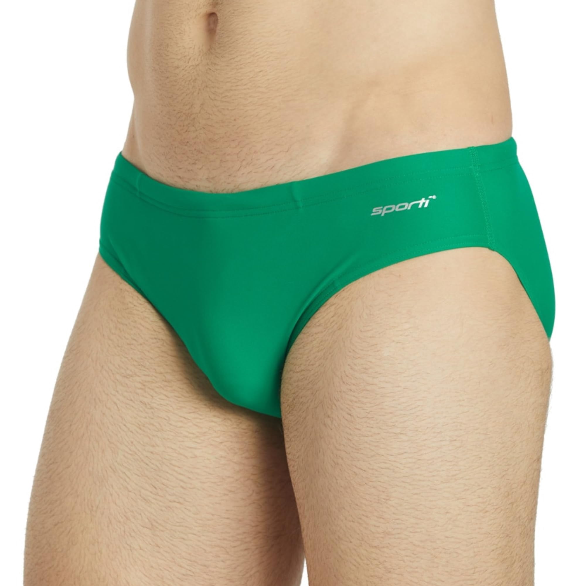 Sporti Solid Swim Euro Brief Swimsuit, Briefs (Men’s)