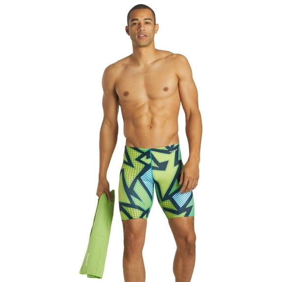 Sporti Spiffiez Comic Effects Jammer Swimsuit - Red, White & Blue - 32