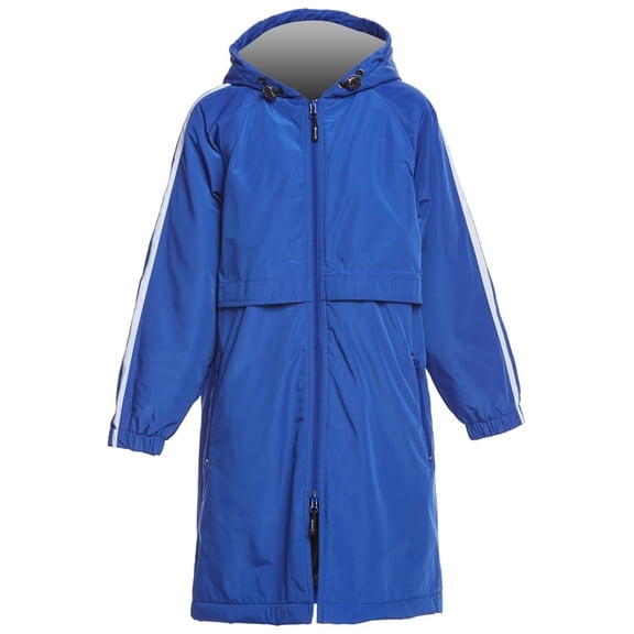 Sporti Striped Comfort Fleece-Lined Swim Parka Youth, (Juniors)