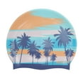 thumbnail image 1 of Sporti Tropic Silicone Swim Cap, 1 of 3