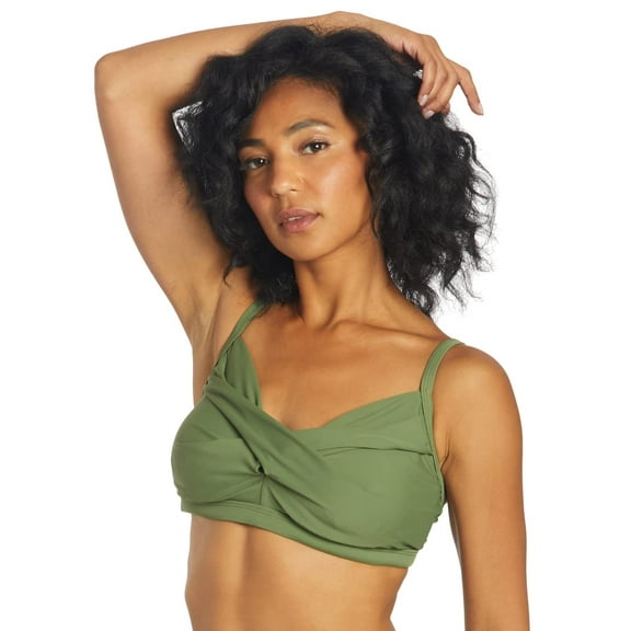 Sporti Twist Underwire Bikini Top, Removable Cup, Athleisure (Women’s)