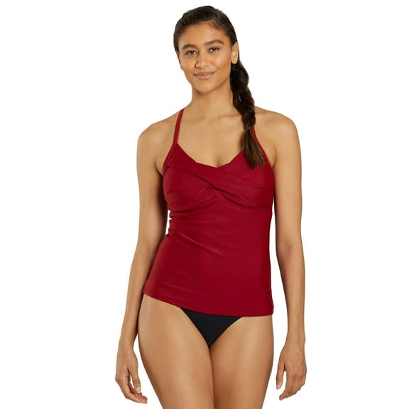 Sporti Twist Underwire Tankini Top, Removable Cup, Athleisure (Women’s)