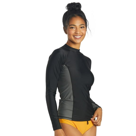 Sporti Sport Fit Rash Guard, Crew Neck, Long Sleeve, Athletic (Women’s)