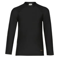 Sporti Youth Unisex L/S UPF 50 Hybrid Comfort Fit Rash Guard, Crew Neck, Long Sleeve (Juniors)