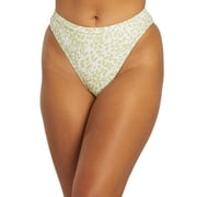 Sporti x Stef Corgel Isla Cheetah High Waisted Cheekini Bottom, High Waist Women s
