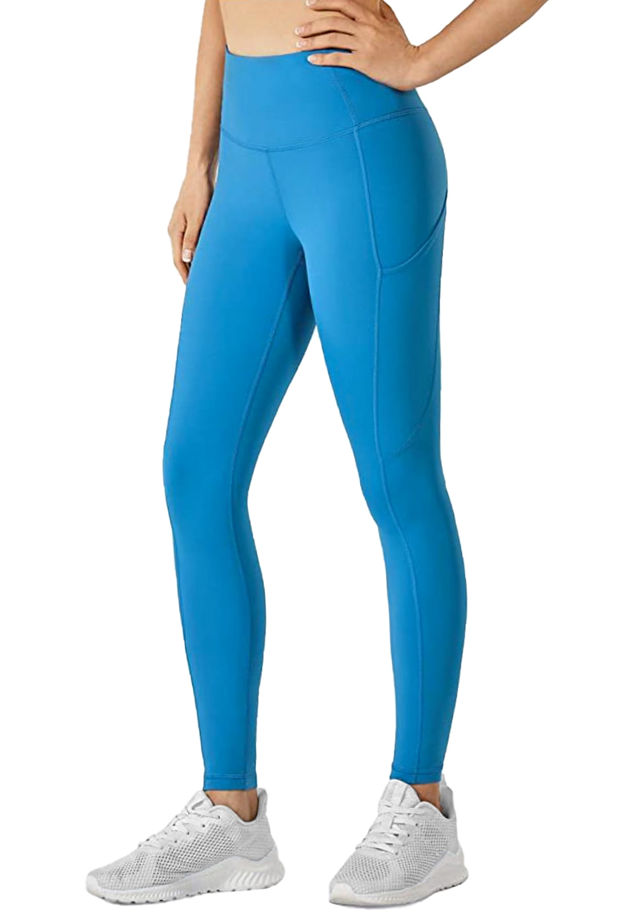 Kopykat Lycra Spandex Highwaist Sports Gym Tights Yoga Pants with Pocket  for Women KOP-54