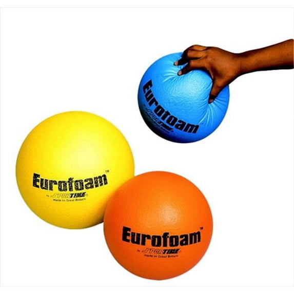 sportime 009641 6.25 in. eurofoam ball, blue