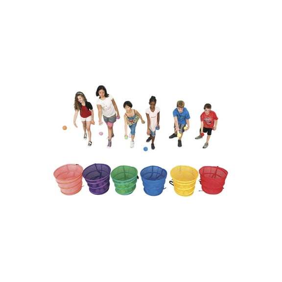 Sportime 6-Team Pursuit Ball Game, Set of 6 Goals and 72 Balls