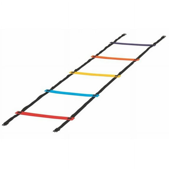 Sportime Anti-Skid Agility Ladder, 29-1/2 Feet x 16-1/2 Inches, Multicolor