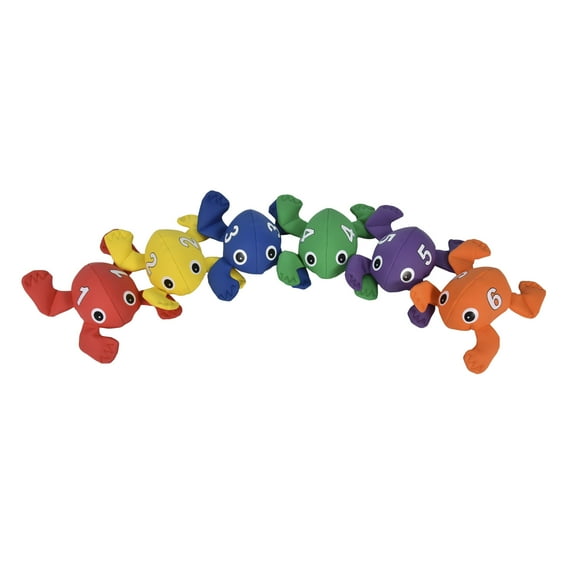 Sportime Bean Bag Frogs, Set of 6