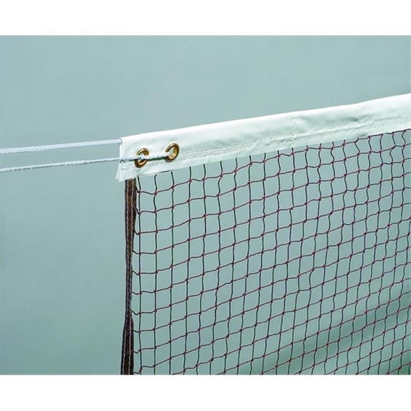 Sportime 008978 22 x 2.5 Ft. Deluxe Badminton Net- Brown