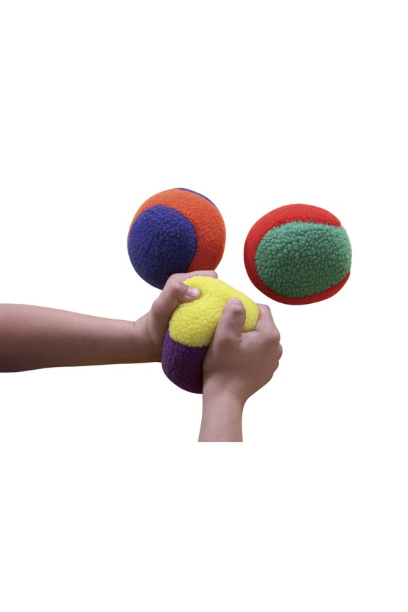 FleeceLight Stuff Activity Ball Set, 3-3/4 Inches, Assorted Color, Set of 3