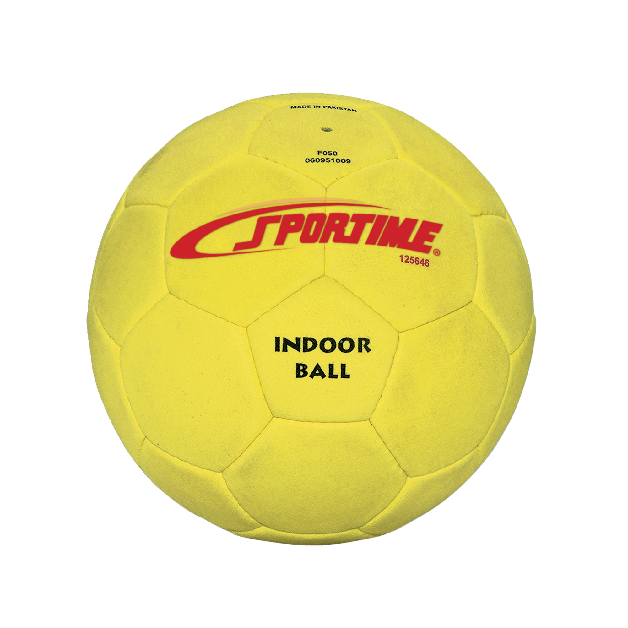 Sportime FuzzySuede Indoor Soccer Ball, Number/Size 4, Yellow