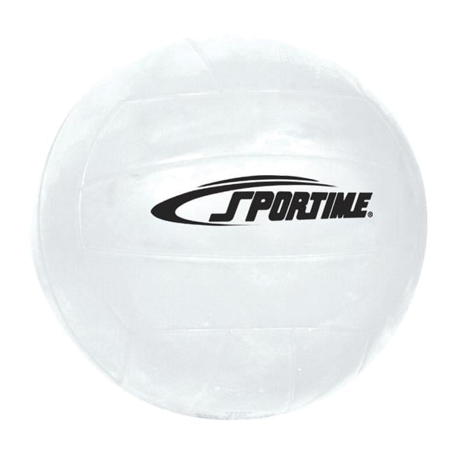 Sportime 1599280 GradeBall Rubber Volleyball, White