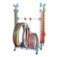 thumbnail image 1 of Sportime Hoop-N-Rope Cart, 21 x 48 x 67 Inches, Holds Over 100 Hoops, 1 of 1