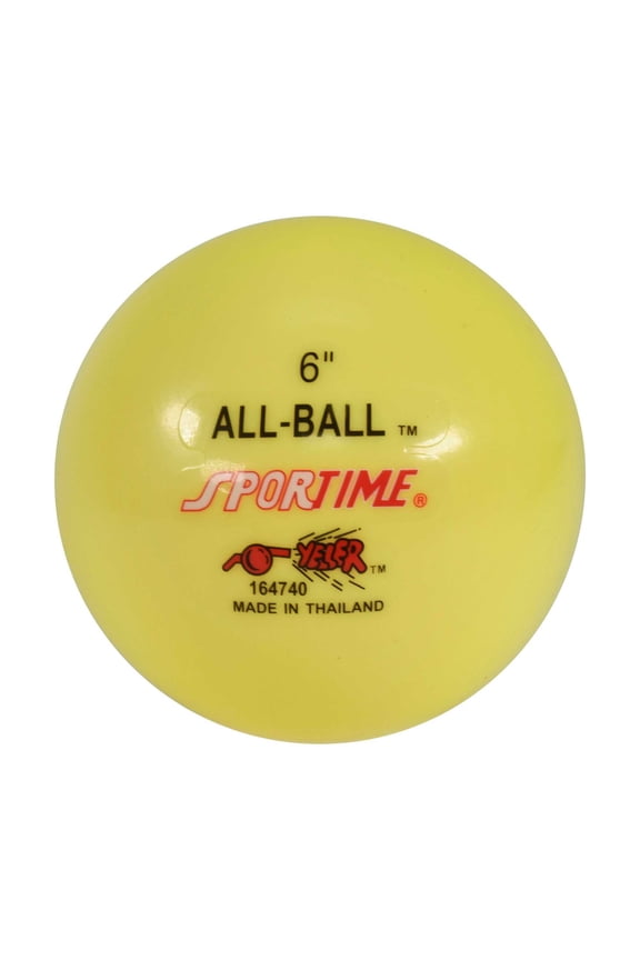 Inflatable All-Ball, Multi-Purpose, 6 Inches, Yellow, Each