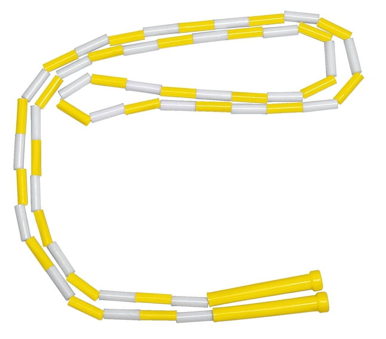 Sportime Jump Rope with Plastic Links, 8 Feet, Yellow