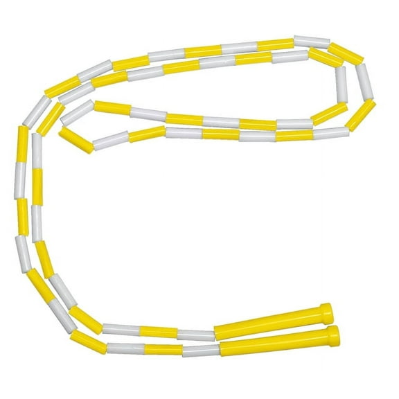 Sportime Jump Rope with Plastic Links, 8 Feet, Yellow