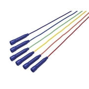 Bhalla International 1004675 Sportime Solid Jump Ropes, 9 ft., Assorted Colors, Set of 6