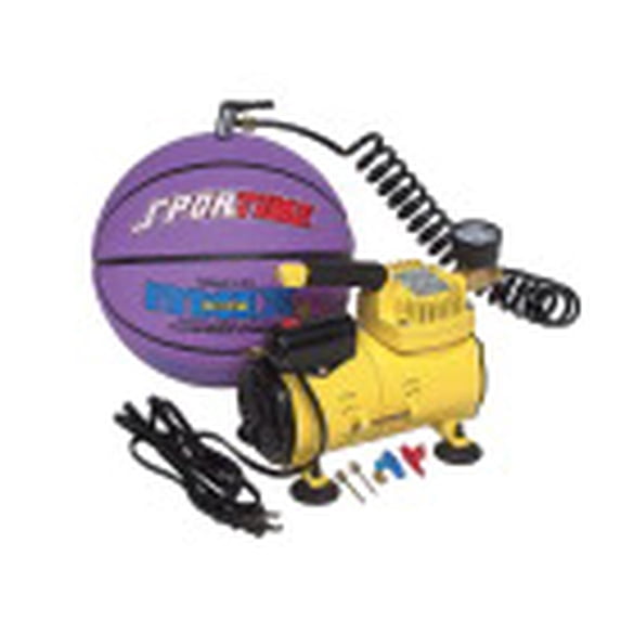 Sportime Professional Electric Ball Inflator 120 V, 1/8 HP, 40 psi