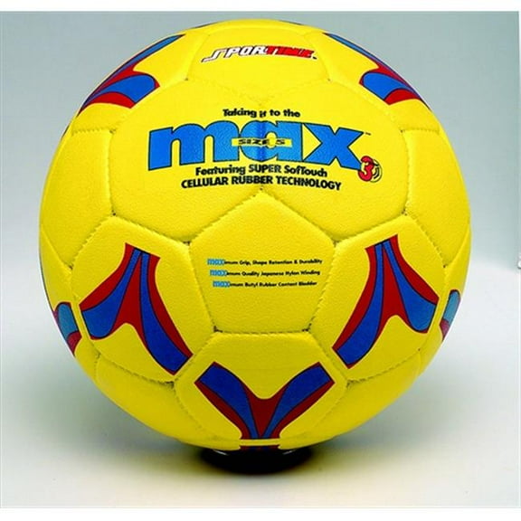 Sportime Size 4 Max Pro Rubber Cellular Rubber Soccer Ball