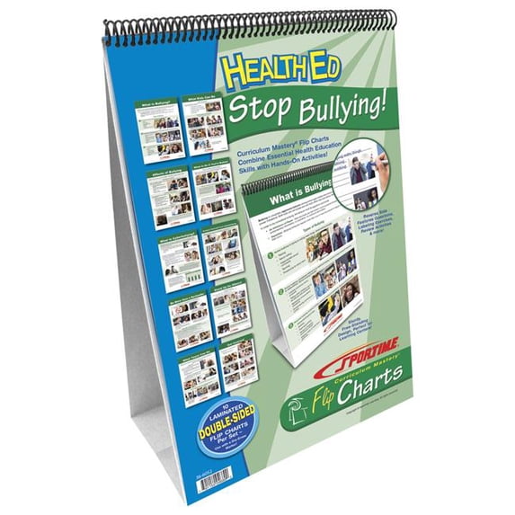 Sportime 2041481 Stop Bullying Flip Chart Set - Grades 5-12