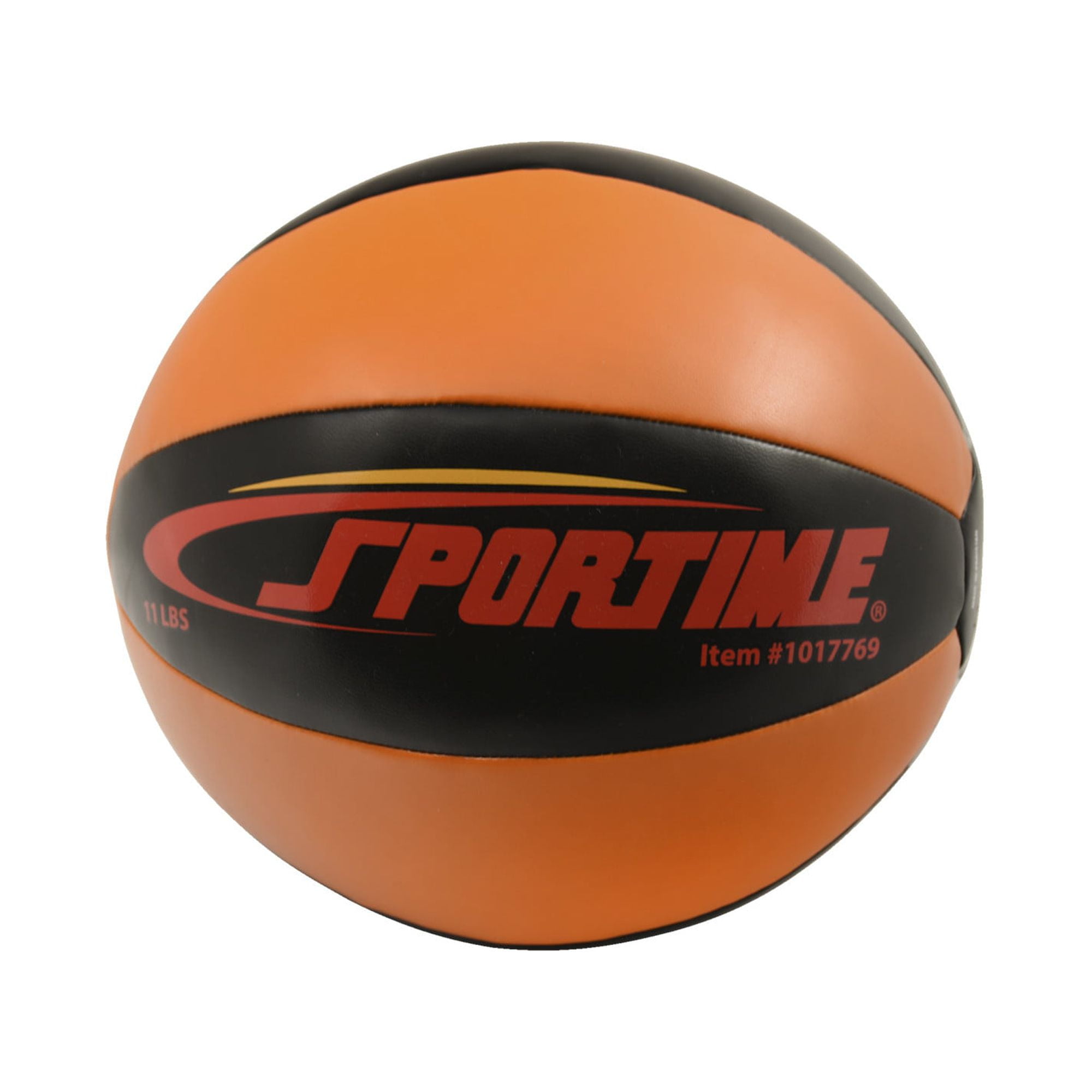 Sportime Strength Medicine Balls, Orange and Black, 11 lbs