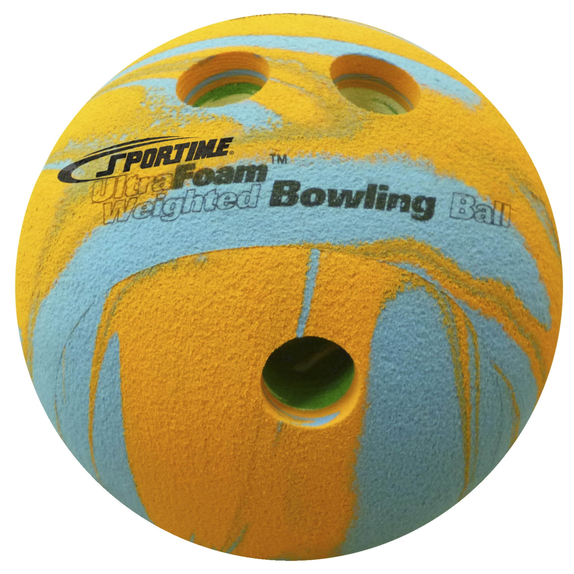 Sportime UltraFoam Bowling Ball, Weighted, 6 Inches, 1 Pound, Orange