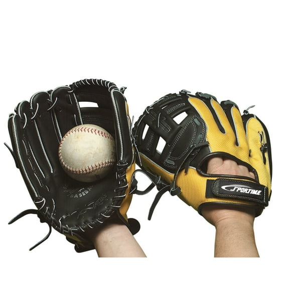 Sportime Yeller Left-Handed Thrower Baseball Glove, Youth, Ages 7 to 10