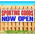 thumbnail image 1 of Sporting Goods Now Open 13 oz Vinyl Banner With Metal Grommets, 1 of 4