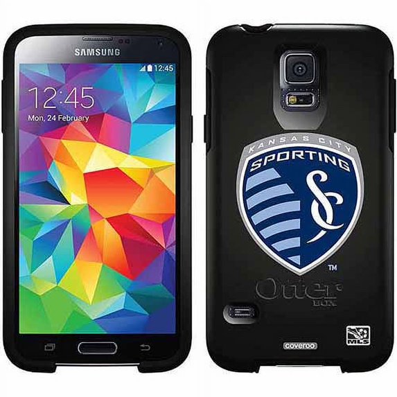 Sporting Kansas City Emblem Design on OtterBox Symmetry Series Case for Samsung Galaxy S5