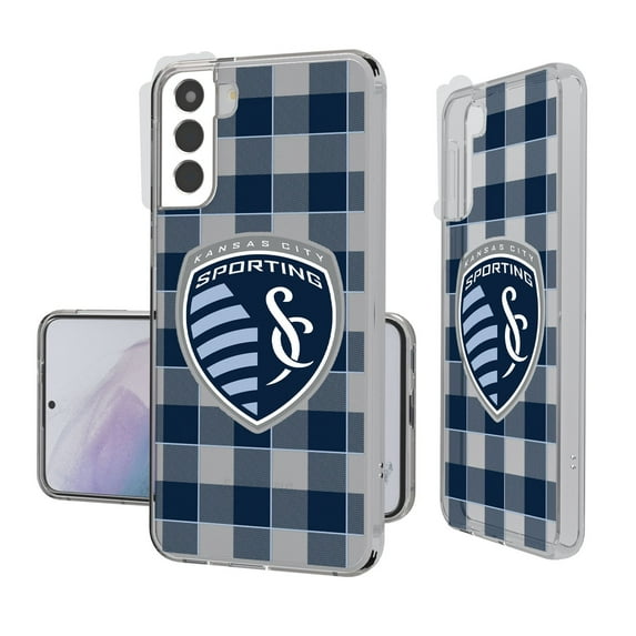 Sporting Kansas City Galaxy Plaid Clear Case