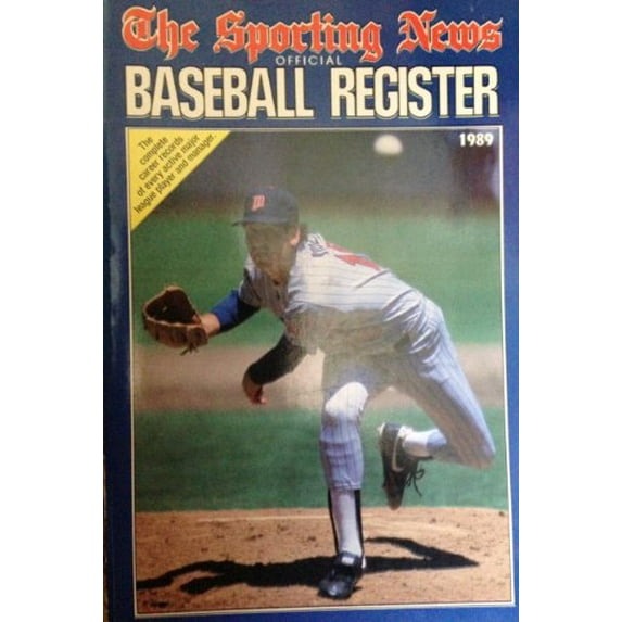 Pre-Owned Sporting News Baseball Register 1989 Paperback