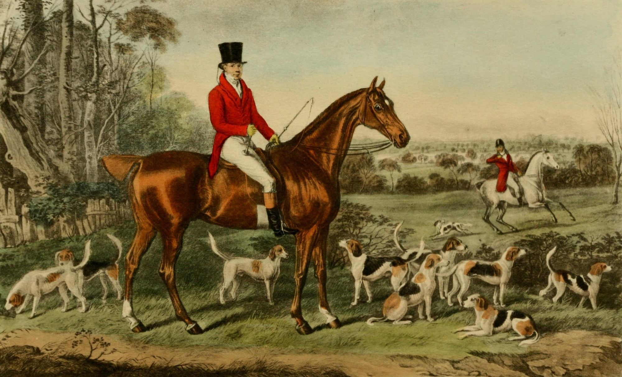 Sporting Prints 1927 John Mytton Canvas Art - William Webb (24 x 36)