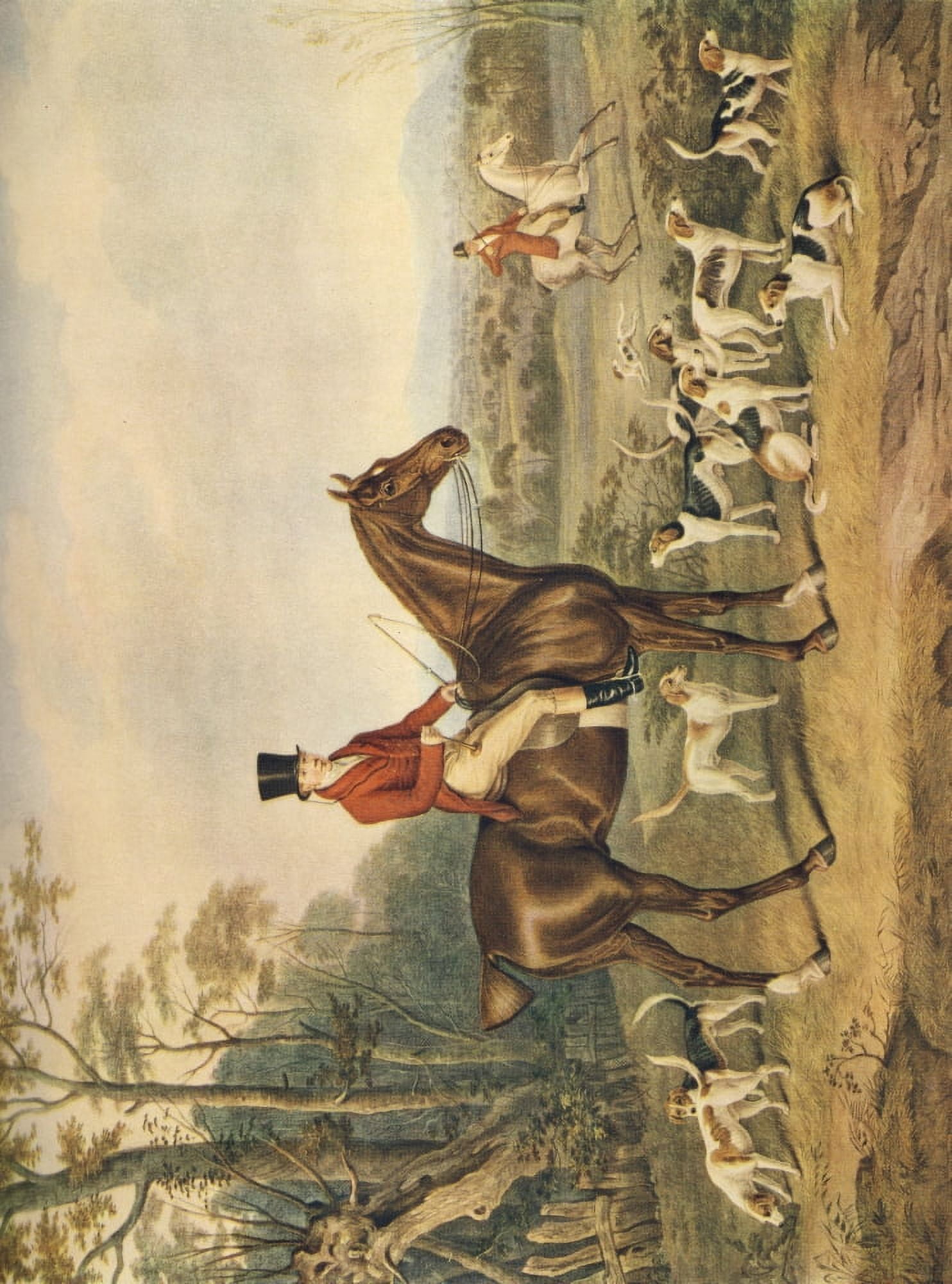 Sporting Prints of the 18th & early 19th Centuries 1927 John Mitton Esq Canvas Art - William Webb (18 x 24)