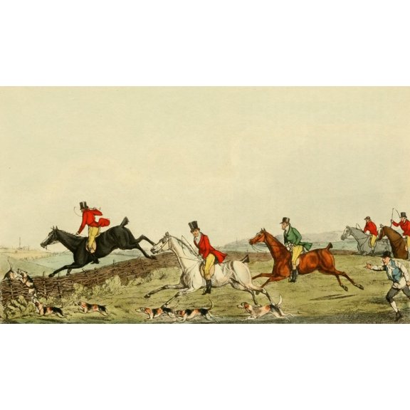 Sporting Repository 1904 Gone Away Poster Print by Henry Alken (24 x 36)