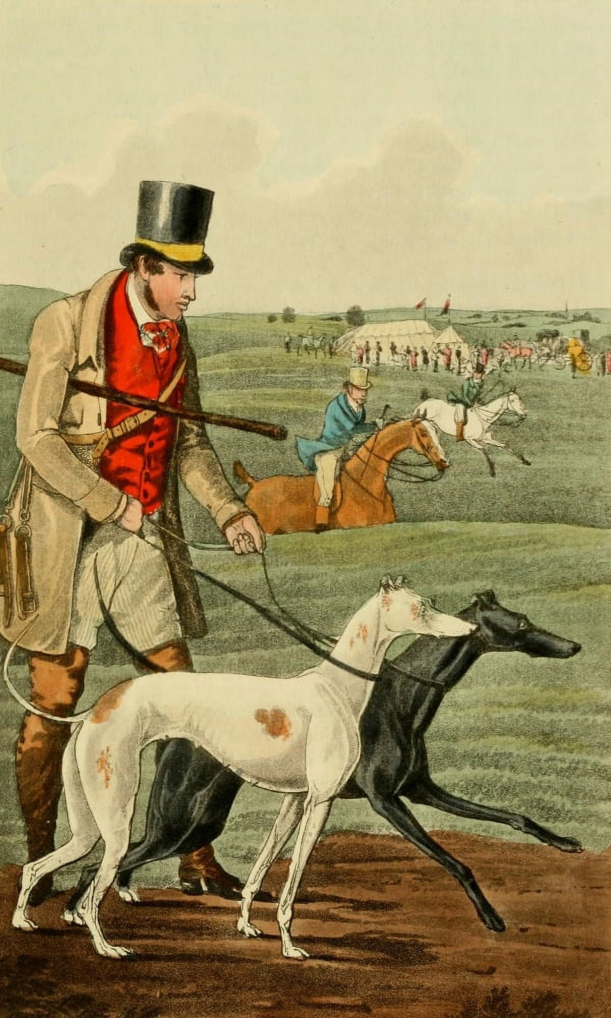 Sporting Repository 1904 Greyhounds Canvas Art - Henry Alken (24 x 36)