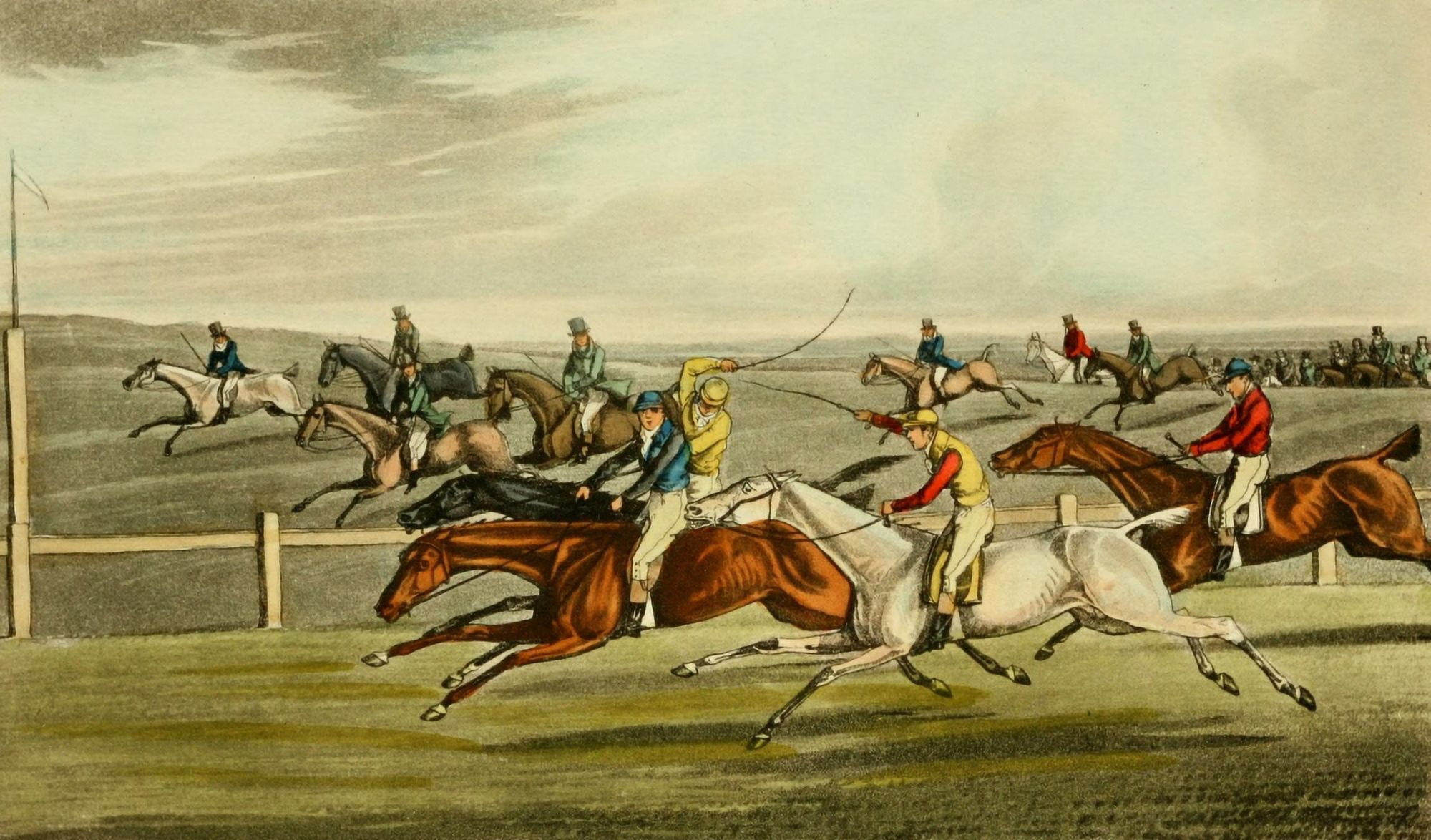 Sporting Repository 1904 Running Canvas Art - Henry Alken (24 x 36)