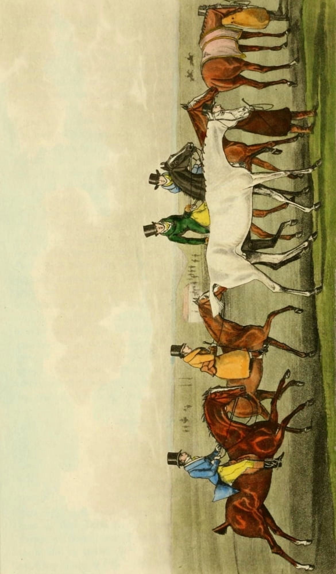 Sporting Repository 1904 The Favourite between the Heats Canvas Art - Henry Alken (24 x 36)