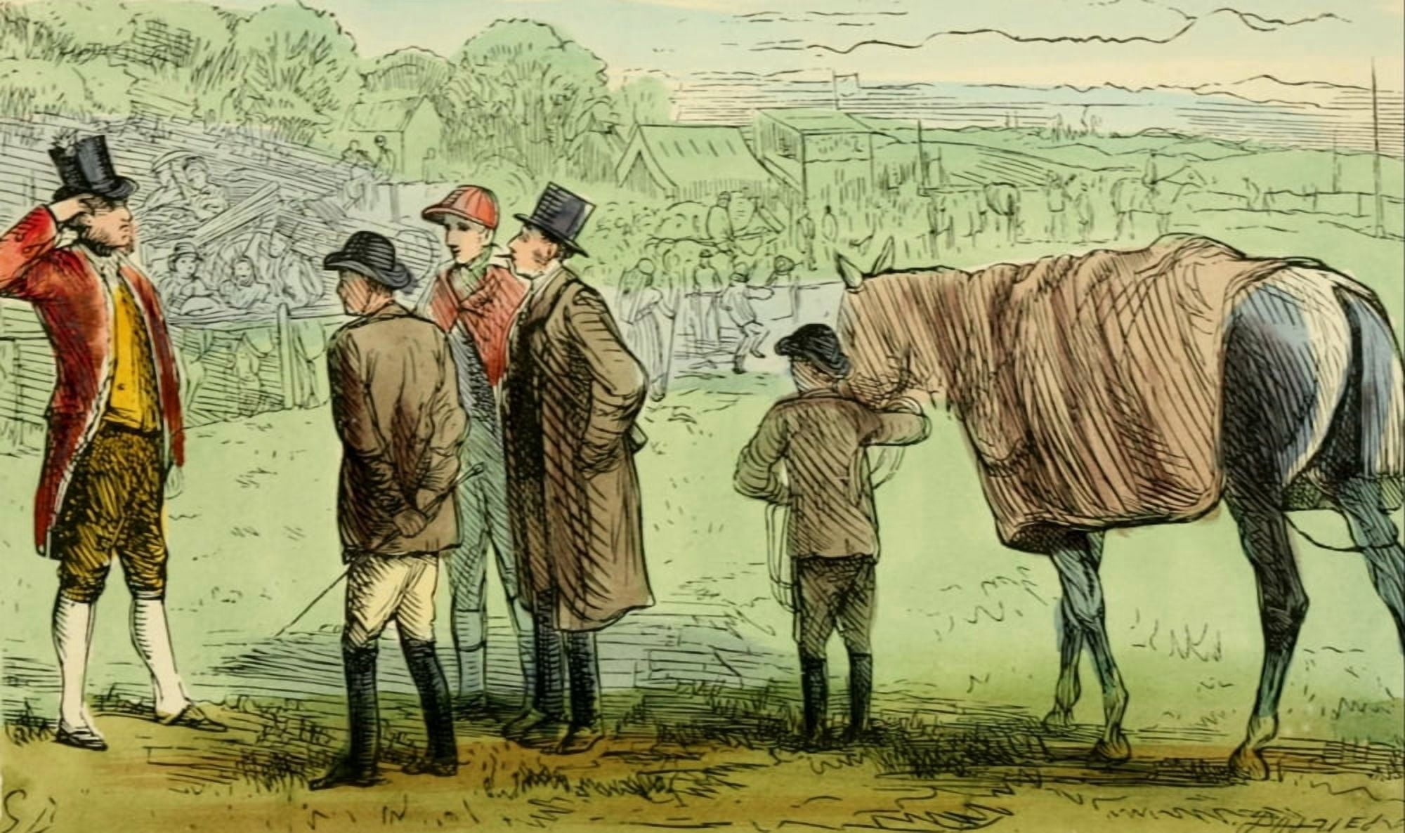 Sporting Sketches 1866 The leather-plater Canvas Art - G Bowers (24 x 36)
