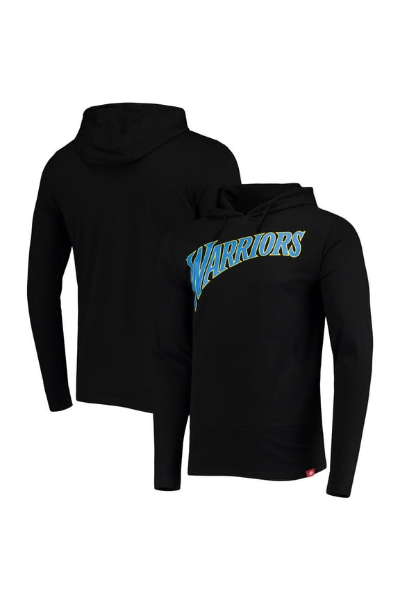Black Golden State Warriors Rowan Tri-Blend Pullover Hoodie