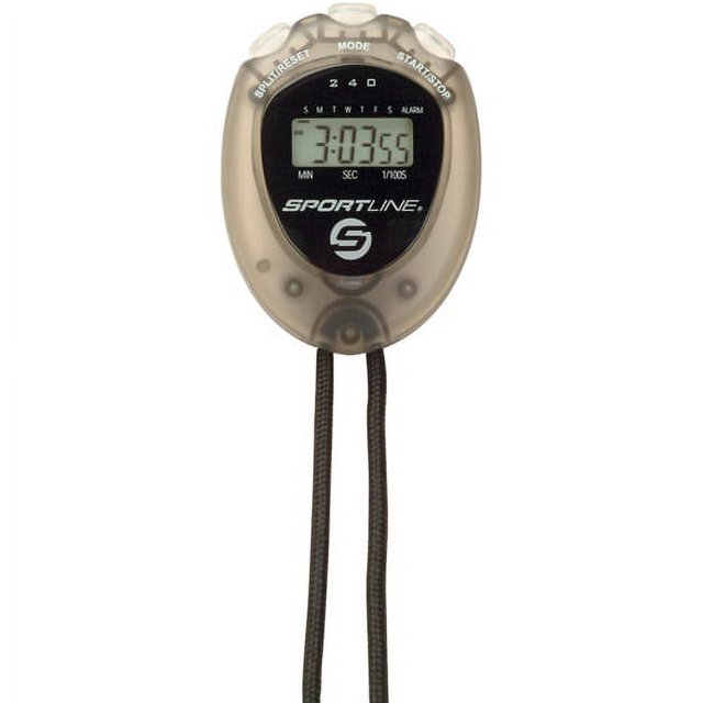 Sportline 240 Econosport Stopwatch, Black