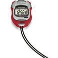 Sportline Elite Tough Timer Stopwatch, Red/Gray