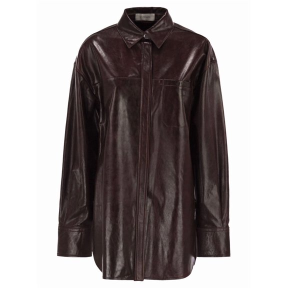 Sportmax Borel - Oversized Nappa Leather Shirt (Women's)